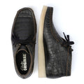 Clarks Originals Wallabee Boot Harajuku Stivali Neri In Pelle Da Donna