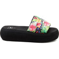 Rocket Dog Splash Bahama Sandali Da Donna Neri/Multicolore In Tessuto