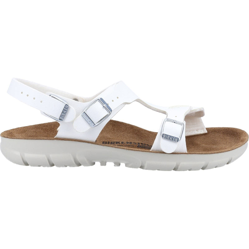 Birkenstock Saragossa Sandali Bianchi Sintetici Da Donna