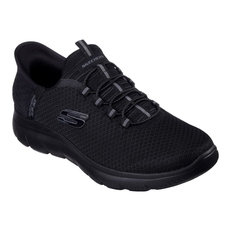 Skechers Slip-ins: Summits High Range Scarpe Da Ginnastica Nere Da Uomo In Sintetico
