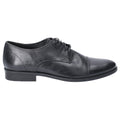 Hush Puppies Ollie Cap Toe Scarpe Stringate In Pelle Da Uomo Nere