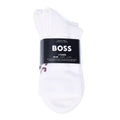 Boss 3 Pack Logo Calze A Gamba Di Bambù Bianche Per Uomo