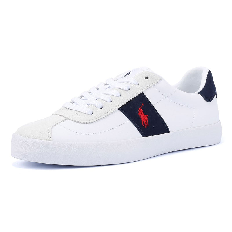 Ralph Lauren Vulc II Sneakers Bianche Da Uomo In Pelle