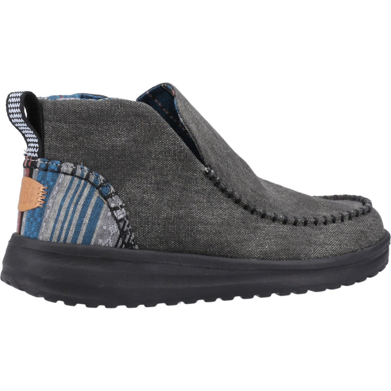 HEYDUDE Denny Stivali Neri In Cotone Da Donna
