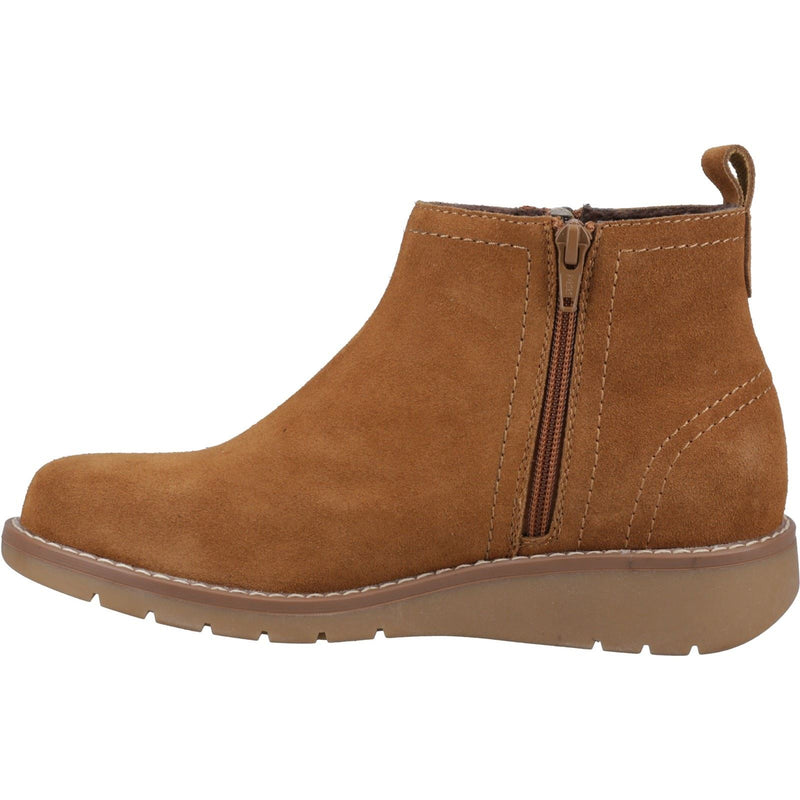 Hush Puppies Libby Stivali Marroni In Camoscio Da Donna