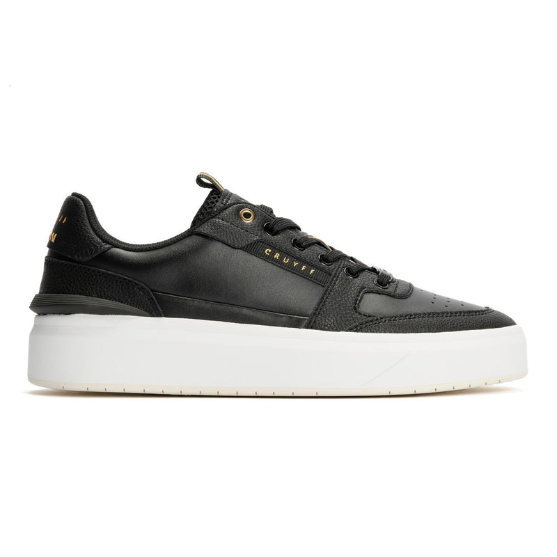 Cruyff Endorsed Tennis Scarpe Da Ginnastica Nere Da Uomo In Pelle