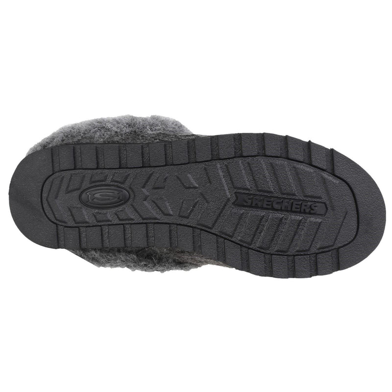 Skechers Keepsakes Ice Angel Pantofole Da Donna In Poliestere Color Carbone.