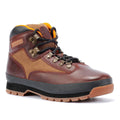 Timberland Euro Hiker Stivali Da Uomo In Pelle Marrone.