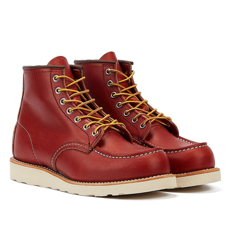 Red Wing Shoes eredità lavoro 6inch moc active oro russet stivali marroni da uomo