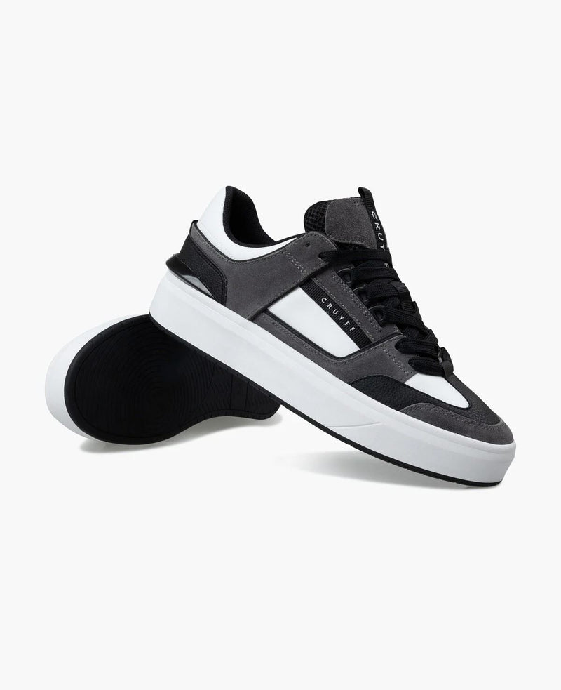 Cruyff Kickturn Sneakers Grigie In Pelle Da Uomo