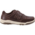 Hush Puppies Fabian Double Strap Mocassini Da Uomo In Pelle Marrone