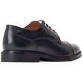 Base London Magnus Scarpe Oxford Nere In Pelle Da Uomo