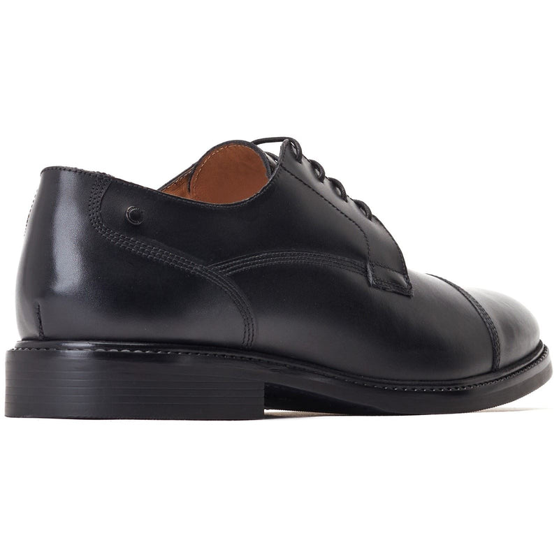 Base London Magnus Scarpe Oxford Nere In Pelle Da Uomo