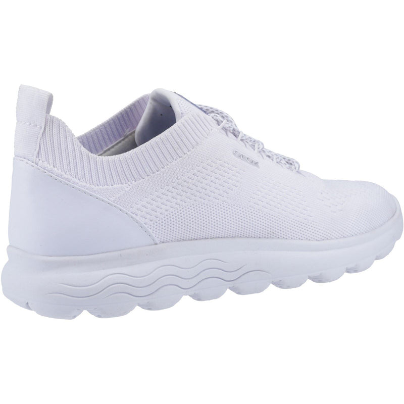 Geox D Spherica A Sneakers Bianche Da Donna In Pelle