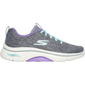 Skechers GO WALK Arch Fit 2.0 Vivid Sunset Sneakers Da Donna Grigio/Lavanda In Tessuto