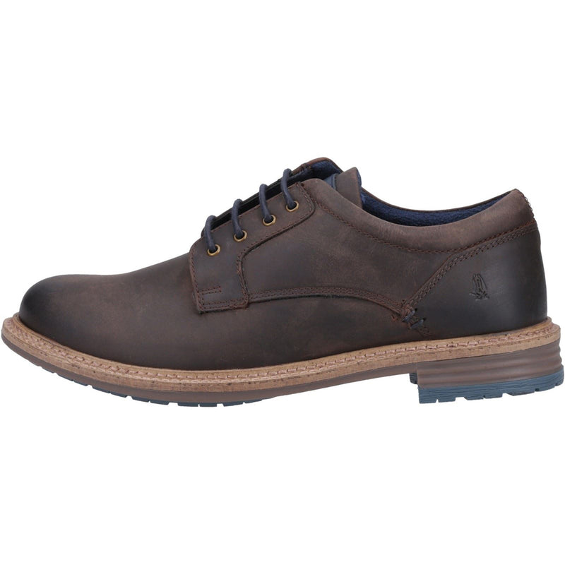Hush Puppies Julian Scarpe Stringate Da Uomo In Pelle Marrone.