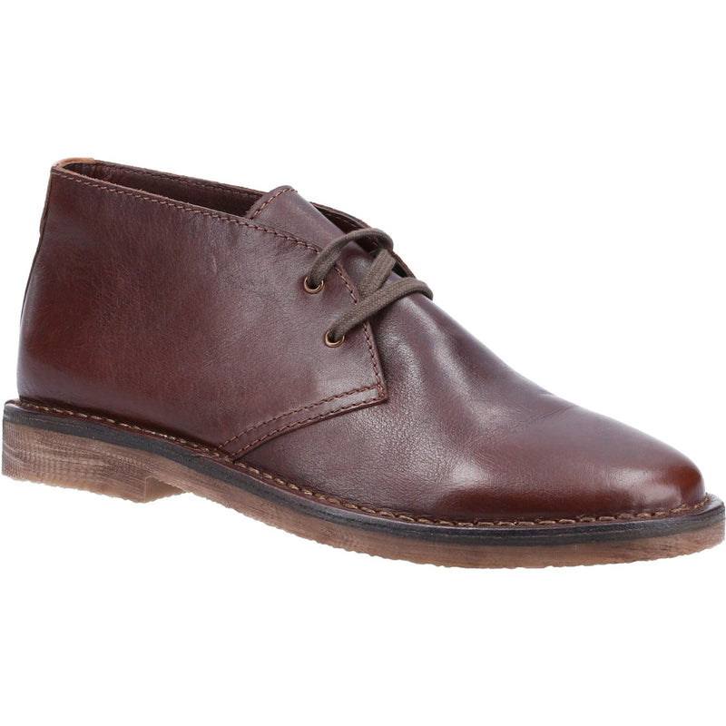 Hush Puppies Samuel Stivali Da Uomo In Pelle Marrone.