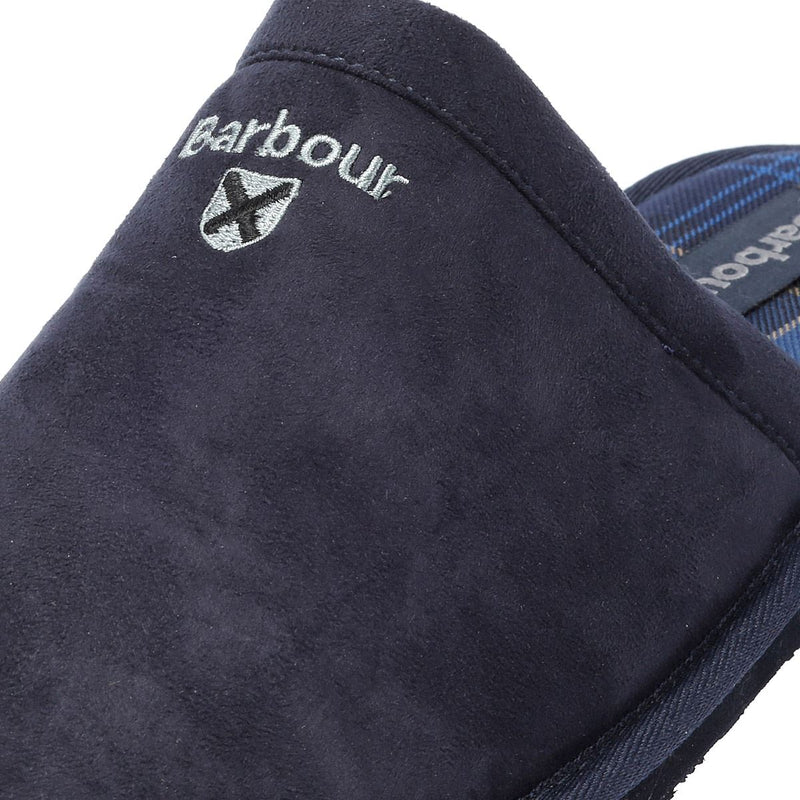 Barbour Everitt Pantofole Da Uomo In Finta Camoscio Blu