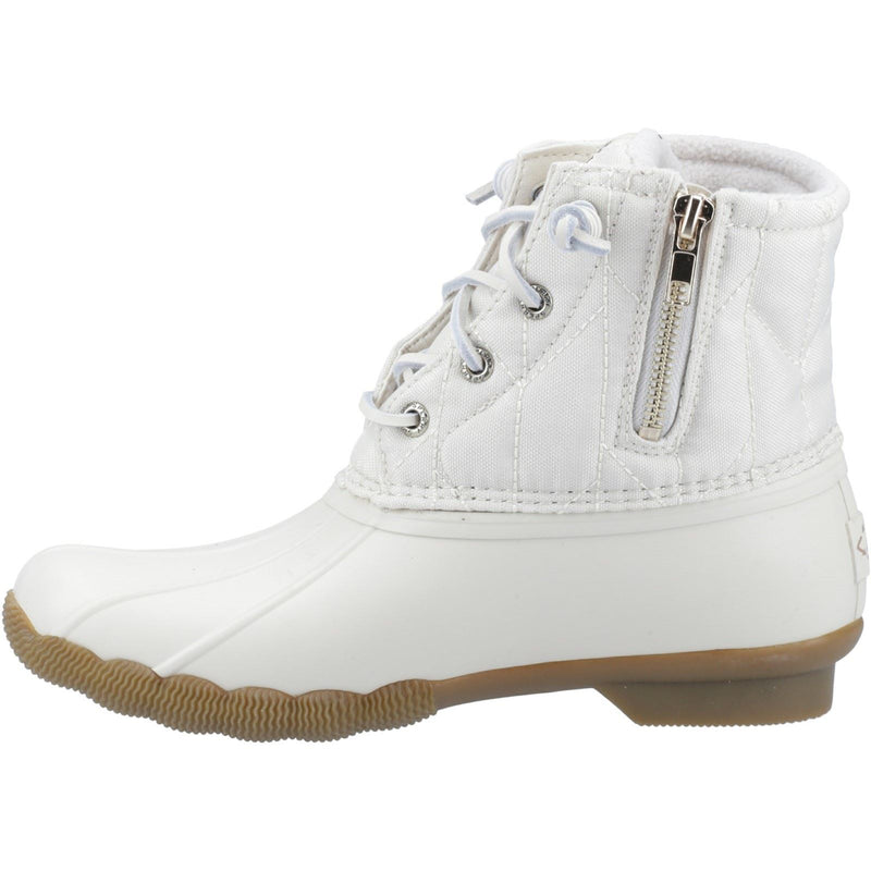 Sperry Saltwater SeaCycled RPET Stivali Da Pioggia Avorio In Sintetico