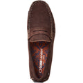 Base London Collins Scarpe Da Uomo In Pelle Color Marrone Scuro