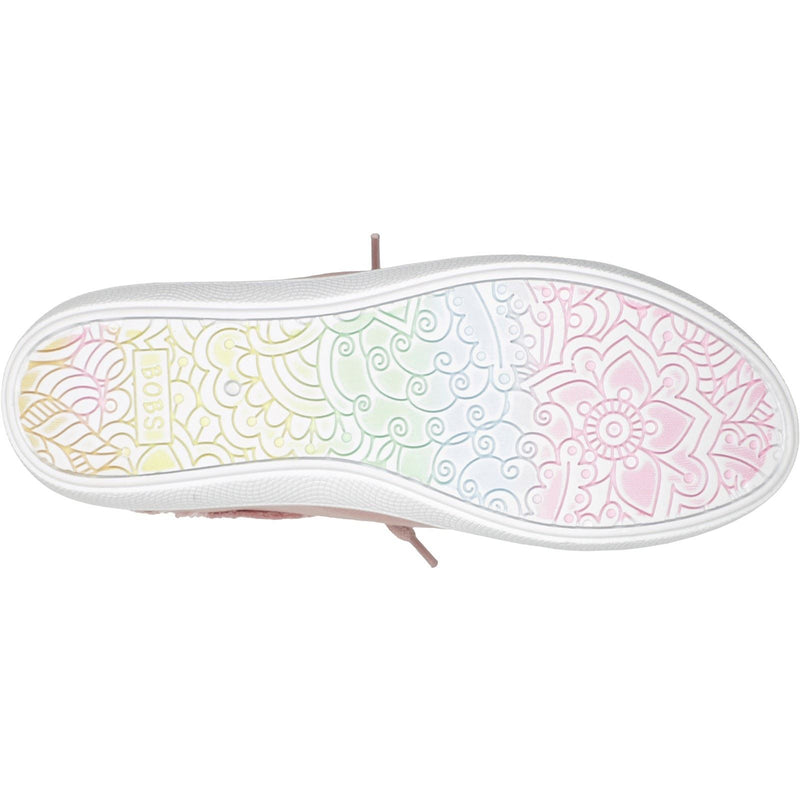 Skechers BOBS B Cute Sneakers Da Donna In Cotone Rosa