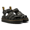 Dr. Martens Blaire Athena Sandali Neri In Pelle Da Donna