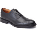 Base London Corbin Scarpe Oxford Nere In Pelle Da Uomo