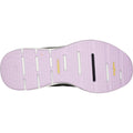 Skechers Go Walk Workout Walker Outpace Sneakers Nere/Lavanda Da Donna In Poliestere