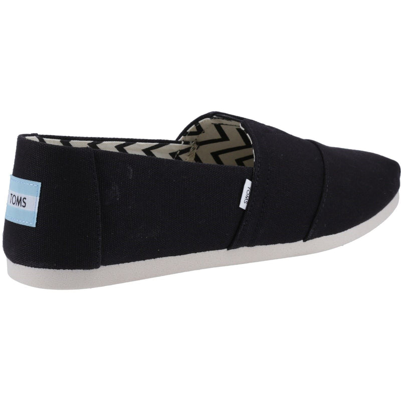 TOMS Alpargata Espadrillas Nere Da Uomo In 100% Cotone