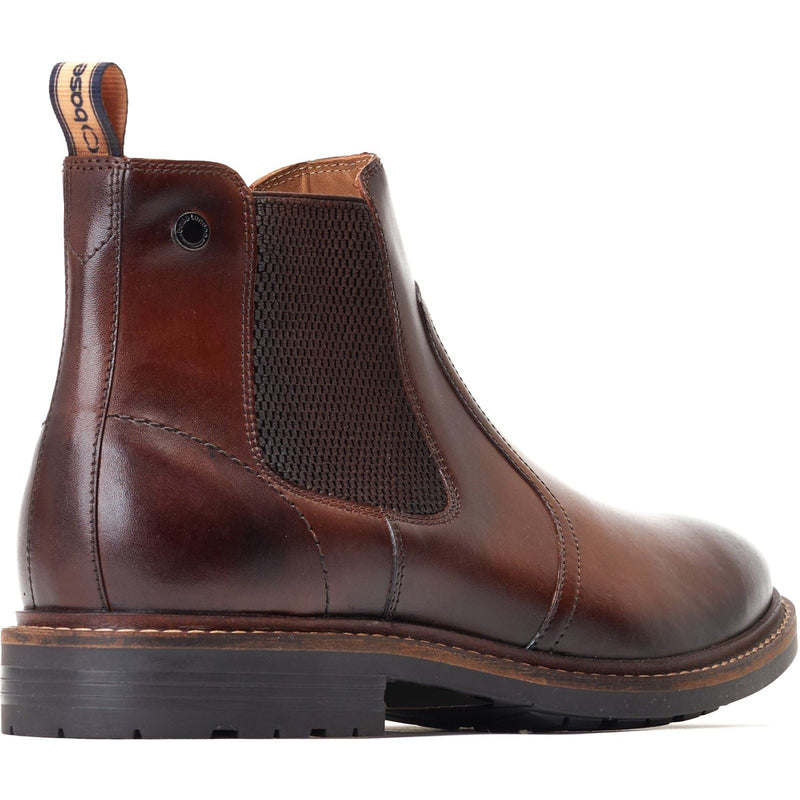 Base London Bloom Stivali Da Uomo In Pelle Marrone Bruciata
