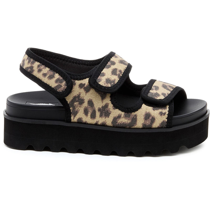 Rocket Dog Balmy Dexter Sandali In Tessuto Da Donna Color Cuoio/Nero