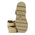 Clarks Originals Meadow Buckle Sandali Beige In Camoscio Da Donna