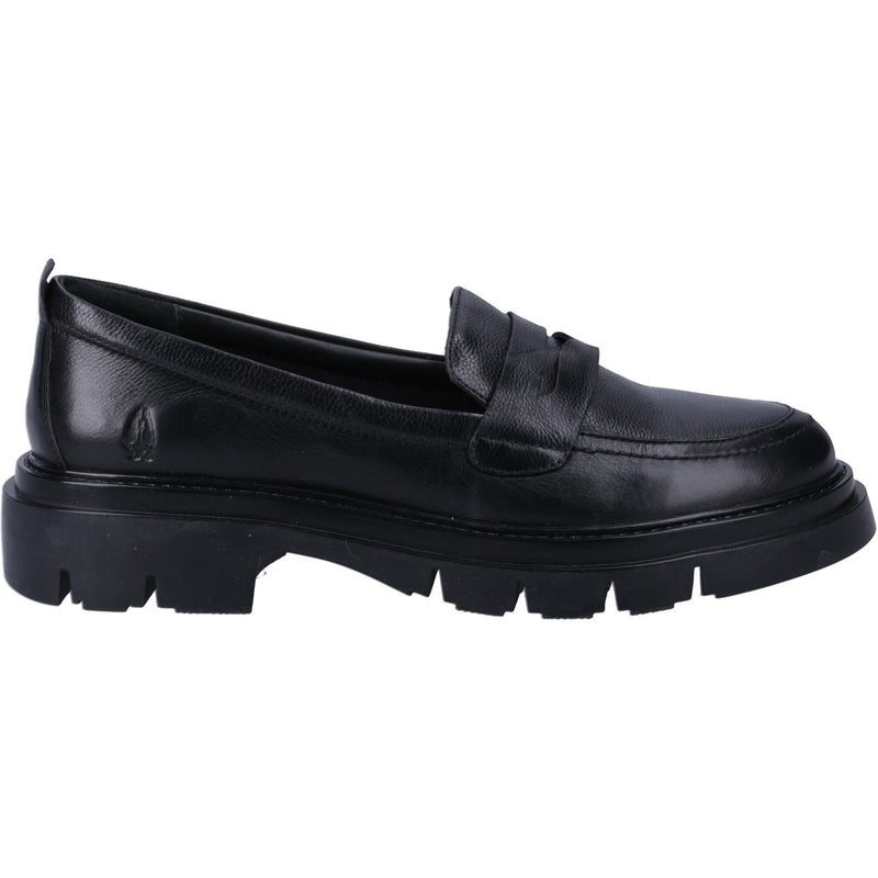 Hush Puppies Reece Mocassini Neri Da Donna In Pelle