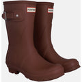 Hunter Original Short Wellington Boots Stivali Di Gomma Da Donna Color Bacca Scuro