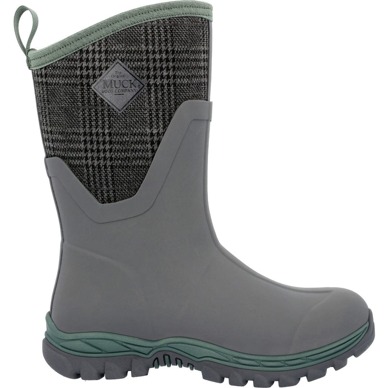 Muck Boots Arctic Sport II Stivali Di Gomma Grigi A Quadretti