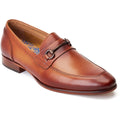 Base London Russo Scarpe Da Uomo In Pelle Color Cuoio Bruciato
