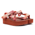 Teva Flatform Universal Sandali Rossi Da Donna