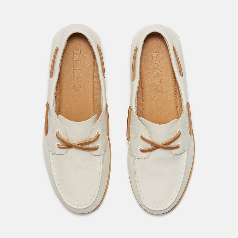 Timberland Classic 2 Eye Scarpe Bianche Da Donna In Pelle