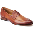 Base London Bruno Scarpe Da Uomo In Pelle Color Cuoio Bruciato