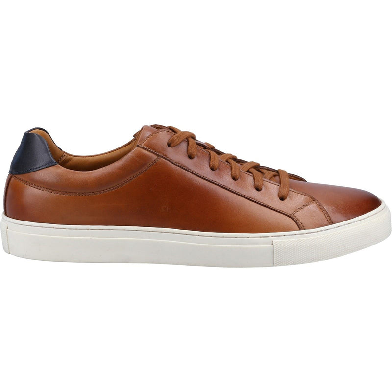 Hush Puppies Colton Sneakers Da Uomo In Pelle Color Cuoio