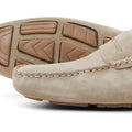 Jack & Jones Jensen Mocassini In Camoscio Da Uomo Color Moonbeam
