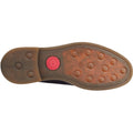 Base London Mawley Scarpe Oxford In Pelle Blu Scuro Da Uomo