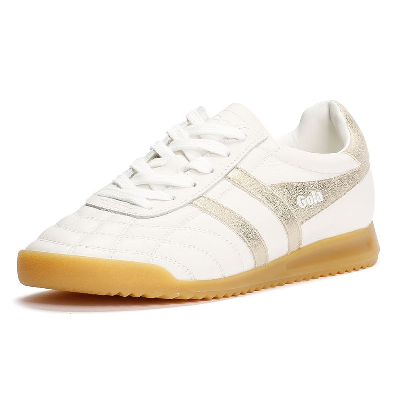Gola Stadium Scarpe Da Ginnastica Bianche In Pelle Da Donna