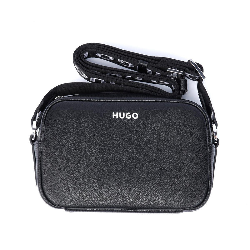 Hugo Bel Borsa A Tracolla Nera In Pvc Da Donna