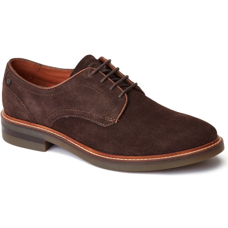Base London Mawley Scarpe Oxford Marrone Bruciate Da Uomo In Pelle