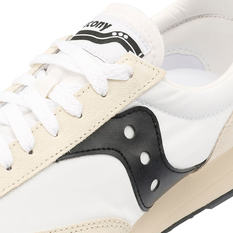 Saucony Trainer 80 Sneaker Bianche In Camoscio.