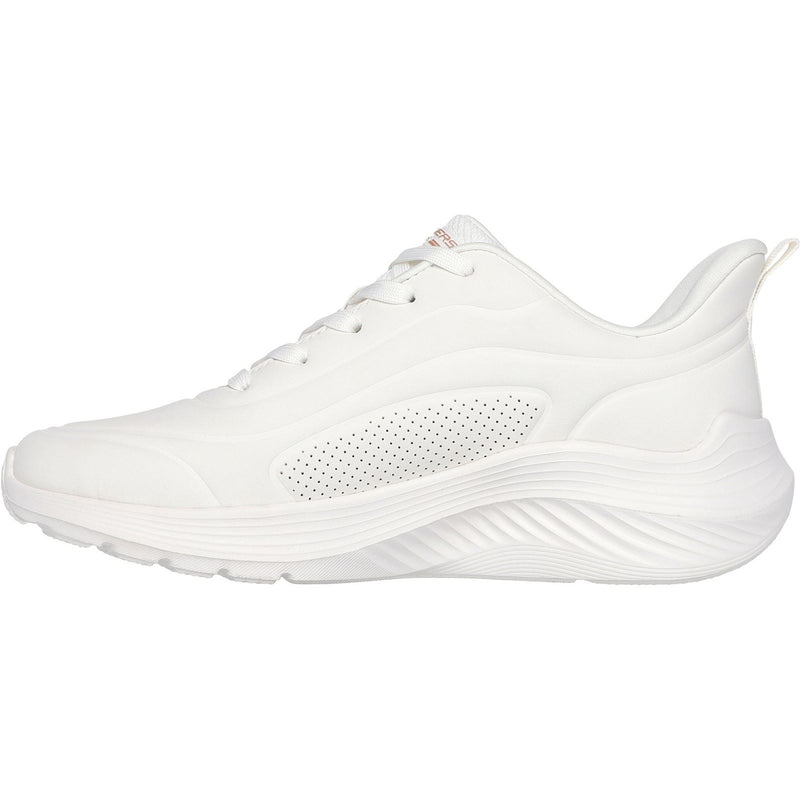 Skechers BOBS Sport Squad Waves Just Wading Sneakers Bianche Sintetiche Da Donna