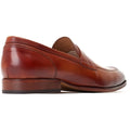 Base London Bruno Scarpe Da Uomo In Pelle Color Cuoio Bruciato