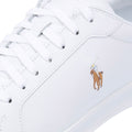 Ralph Lauren Heritage Court II Sneakers Bianche Da Uomo In Pelle