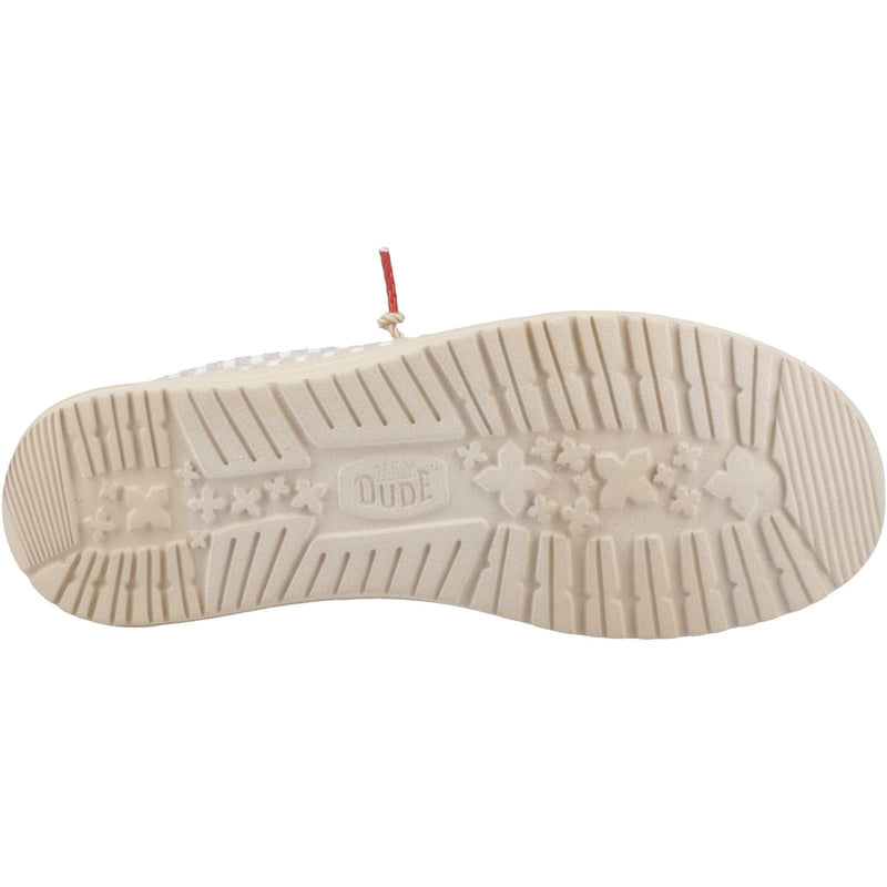 HEYDUDE Wally Resort Scarpe Mocassino Rosse Multi/Chili In Misto Poliestere Da Uomo